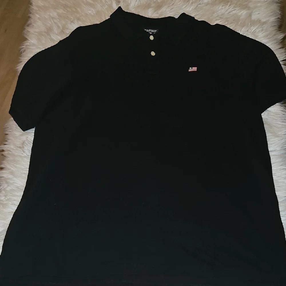 Vintage Ralph Lauren Black Polo Shirt – Men’s XL